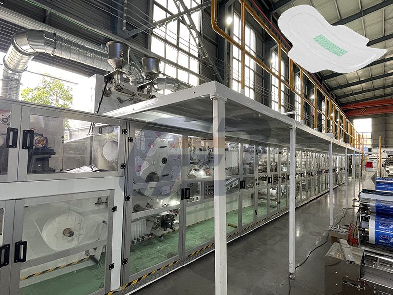 Ultra-thin Sanitary Napkin Production Line